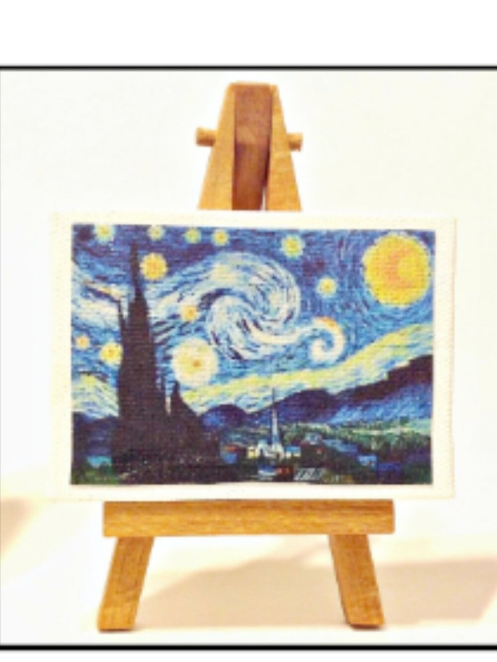 Miniature Wood Easel for Art Work , Gifts, Paintings, Drawings, Decor, Cute Wood